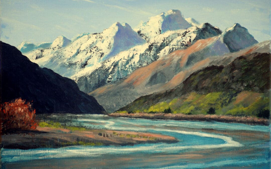 How to Paint a River in Acrylic