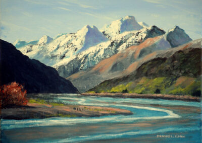 How to Paint the Waimakariri River in Acrylic