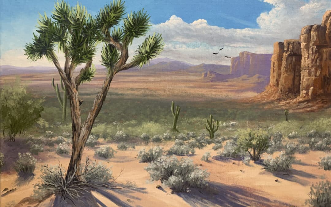 Painting a Desert Landscape in Oil