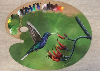 How to Paint a Hummingbird in Acrylic