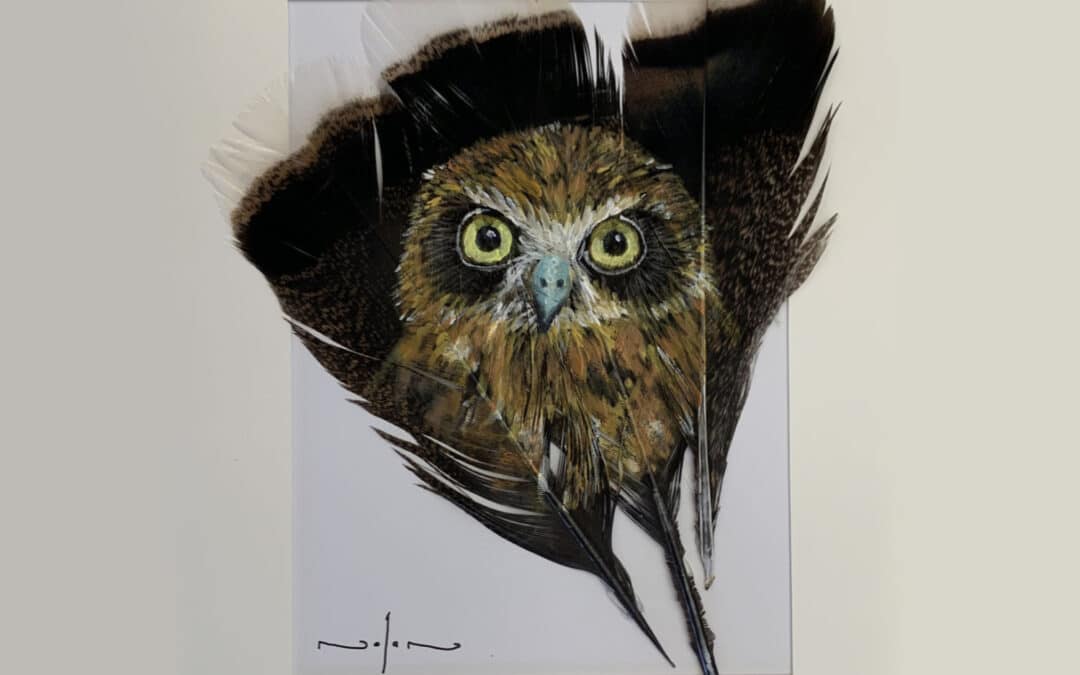 How to Paint on Feathers