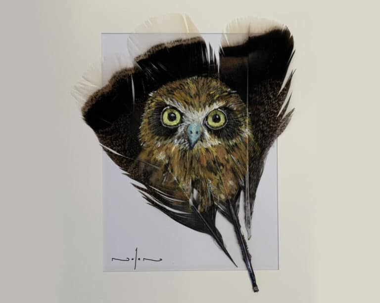 How to Paint on Feathers