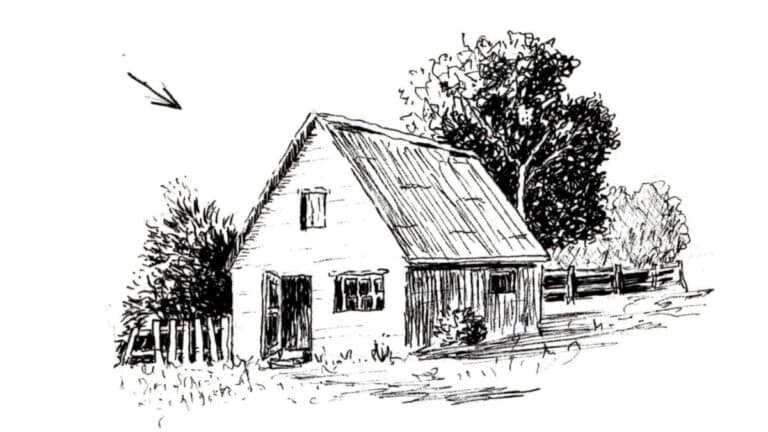 Perspective in Buildings with Pen and Ink