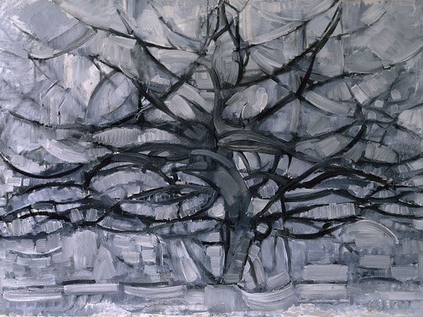 piet mandrian tree abstract