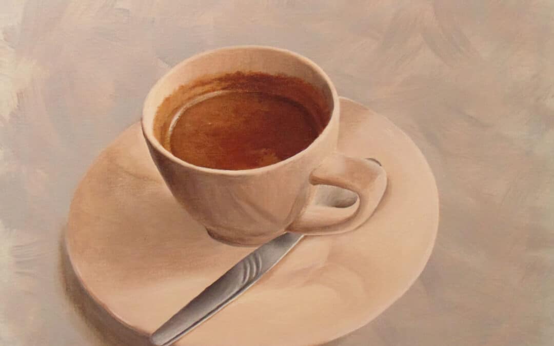 How to Paint an Espresso Cup In Acrylic