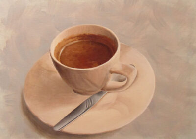 How to Paint an Espresso Cup In Acrylic