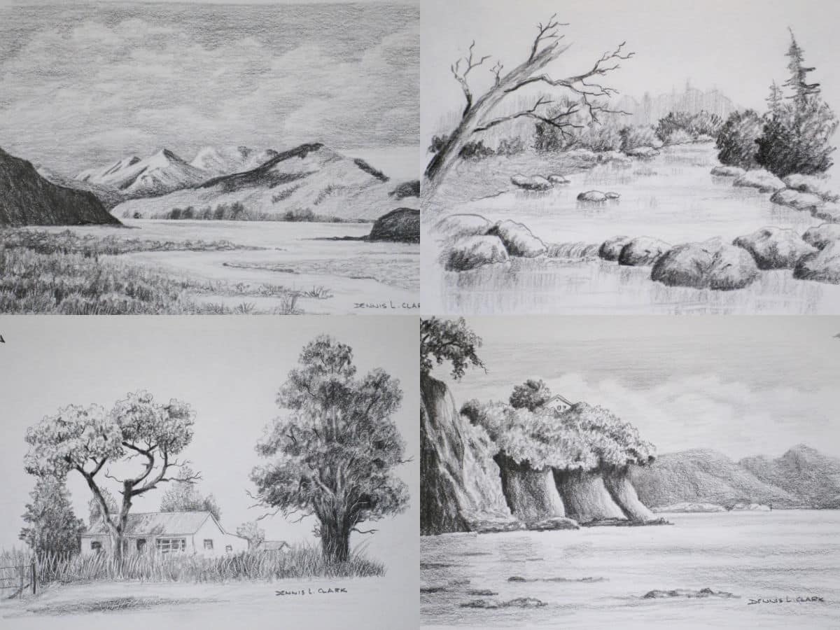 How To Draw Landscapes Step By Step With Pencil Infoupdate How To Draw Landscapes Step By Step With Pencil Infoupdate