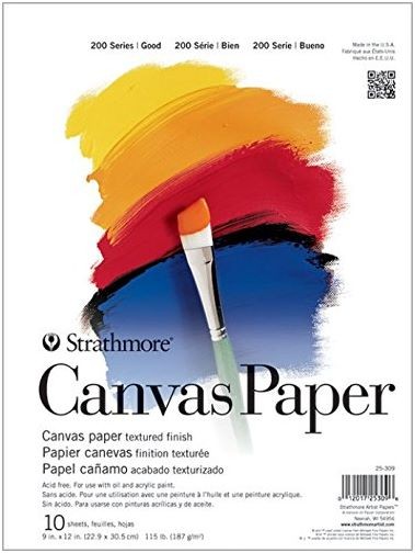 Canvas paper pad