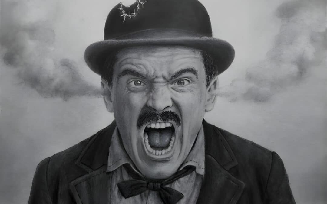 Dramatic Portrait Drawing