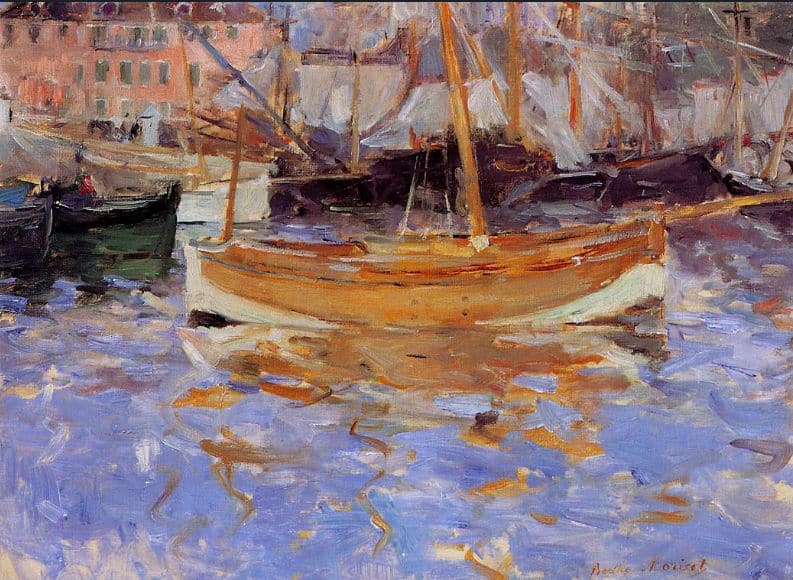 history-of-pointillism-3-berthe-morisot-port-of-nice-800-80