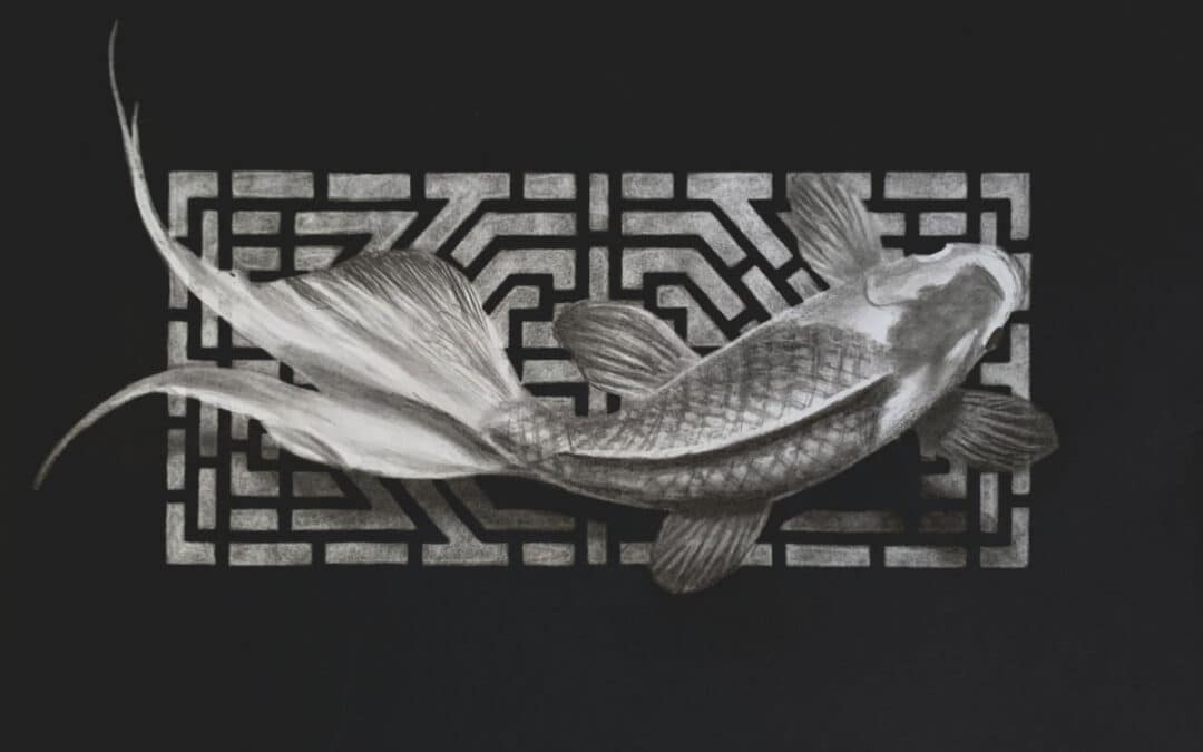 How to Draw a Koi Fish
